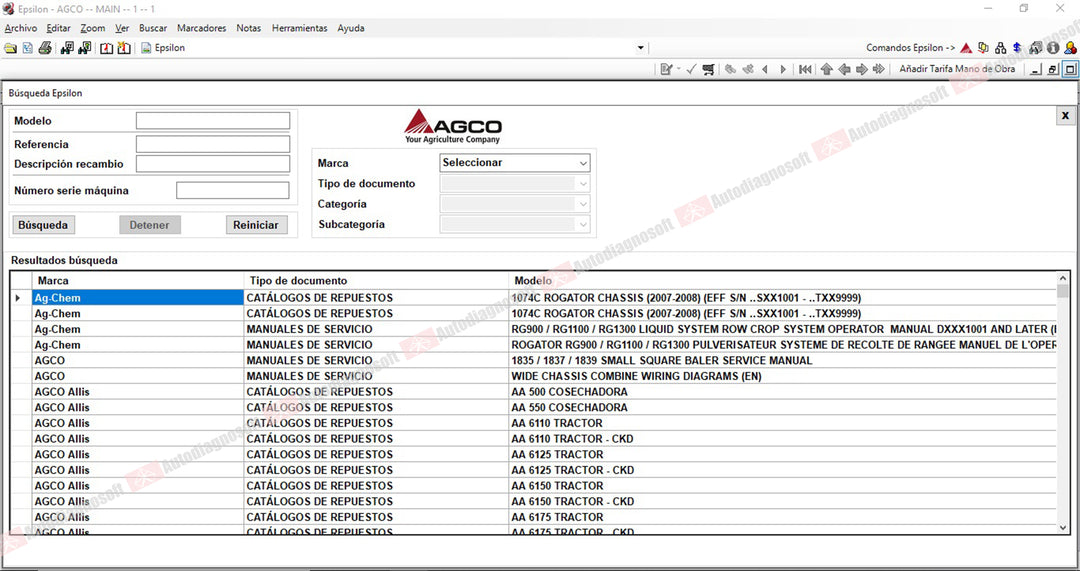 AGCO TECHNICAL DOCUMENTS