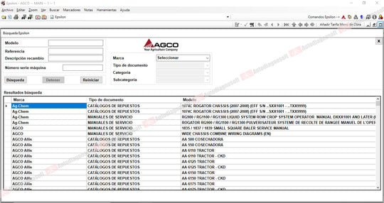 AGCO TECHNICAL DOCUMENTS