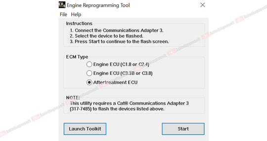 CAT PROGRAMMING TOOL SOFTWARE