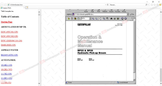 CAT TECHNICAL DOCUMENTS