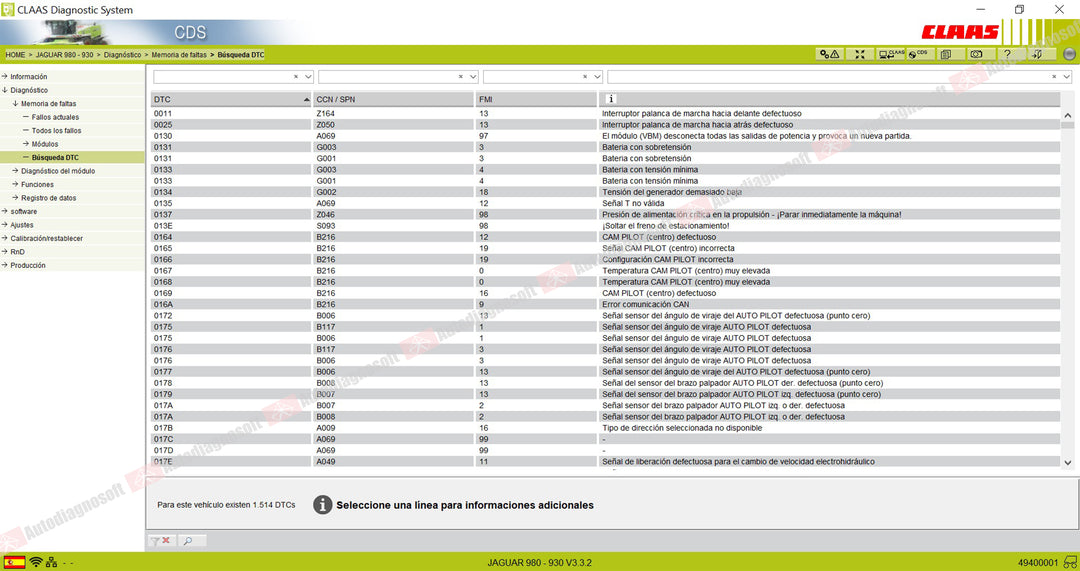 CLAAS DIAGNOSTIC SOFTWARES