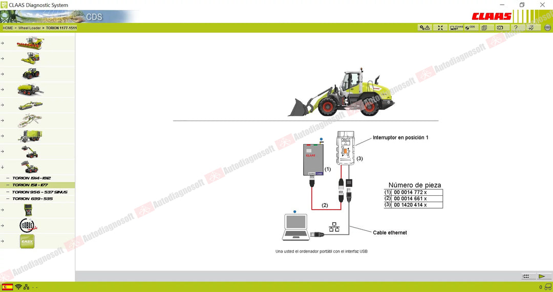 CLAAS DIAGNOSTIC SOFTWARES