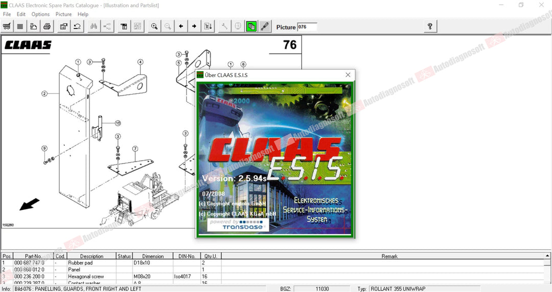 CLAAS TECHNICAL DOCUMENTS