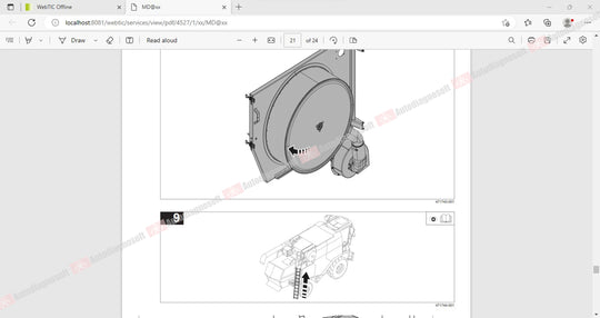 CLAAS WEBTIC OFFLINE TECHNICAL DOCUMENTS (PAGE 1/2)