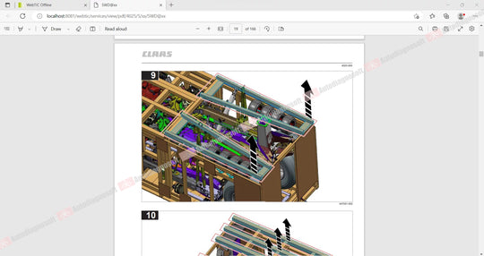 CLAAS WEBTIC OFFLINE TECHNICAL DOCUMENTS (PAGE 1/2)