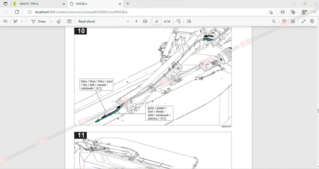 CLAAS WEBTIC OFFLINE TECHNICAL DOCUMENTS (PAGE 1/2)
