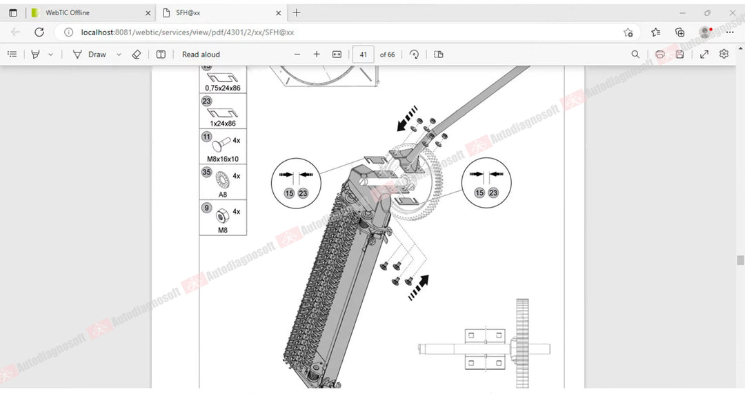 CLAAS WEBTIC OFFLINE TECHNICAL DOCUMENTS (PAGE 2/2)