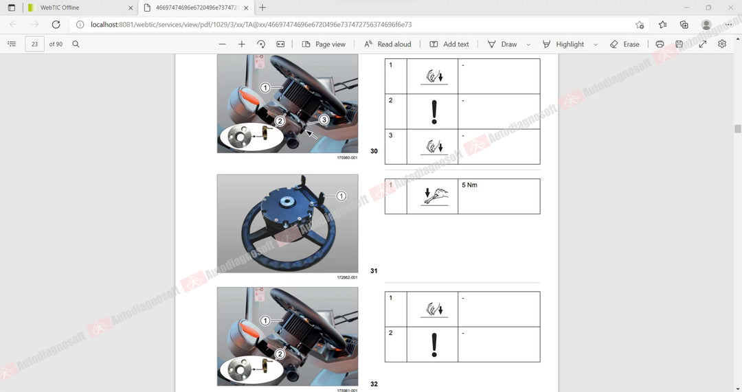 CLAAS WEBTIC OFFLINE TECHNICAL DOCUMENTS (PAGE 2/2)