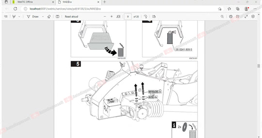 CLAAS WEBTIC OFFLINE TECHNICAL DOCUMENTS (PAGE 2/2)