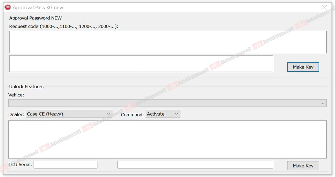 CNH PASSWORD GENERATOR