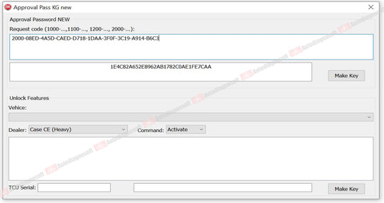 CNH PASSWORD GENERATOR