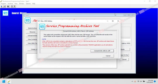 GENERAL MOTORS (GM) PROGRAMMING SOFTWARES