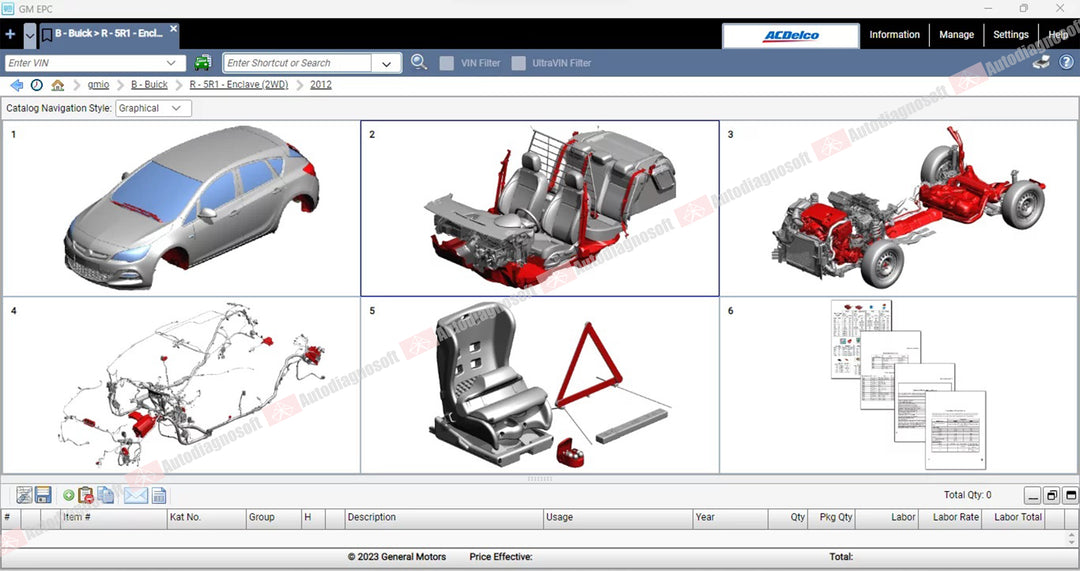 GENERAL MOTORS (GM) TECHNICAL DOCUMENTS