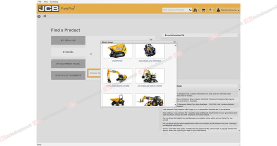 JCB TECHNICAL DOCUMENTS