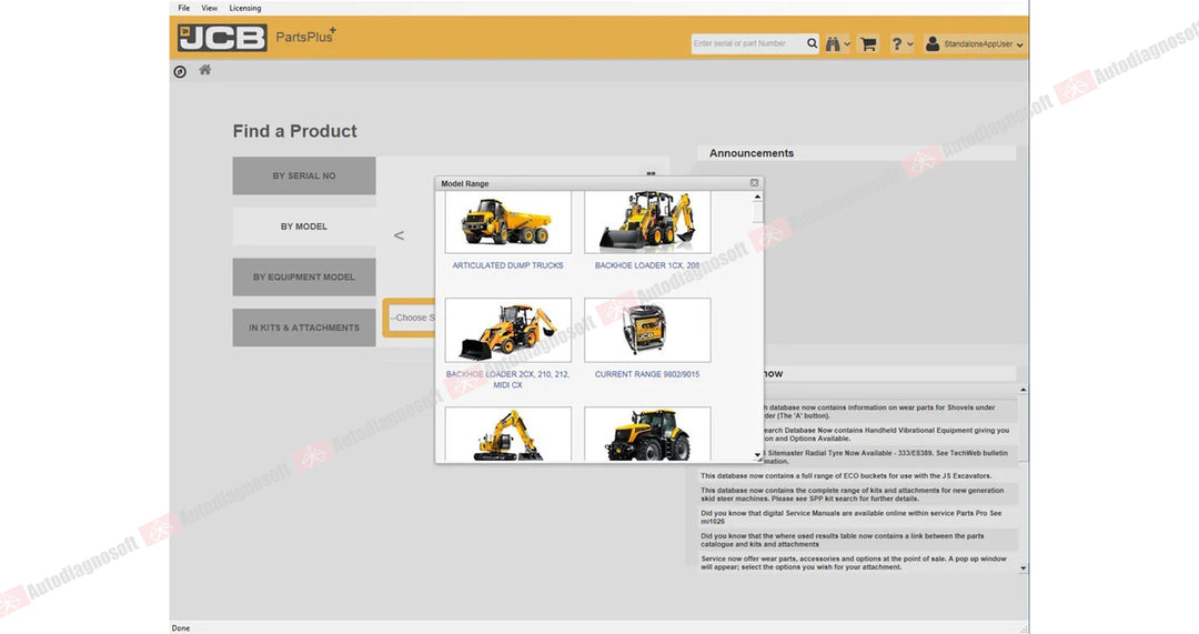 JCB TECHNICAL DOCUMENTS