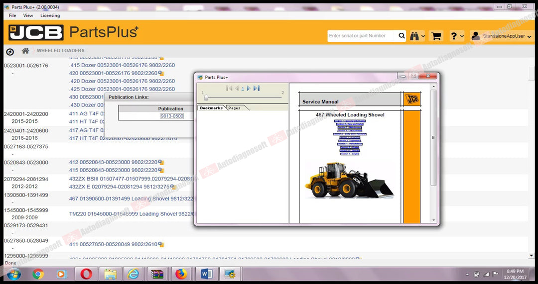 JCB TECHNICAL DOCUMENTS