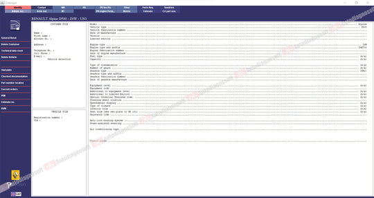 RENAULT TECHINICAL DOCUMENTS