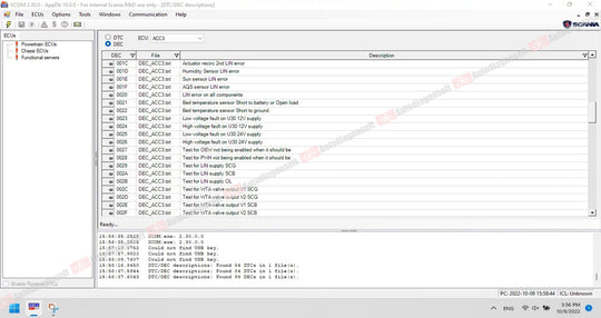 SCANIA SOFTWARES