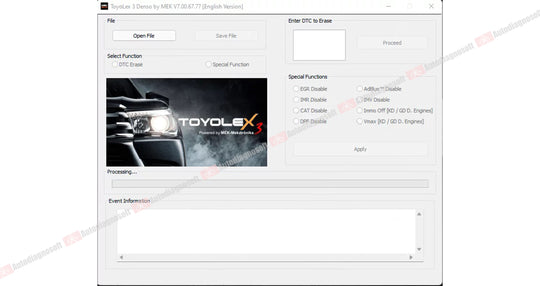TOYOTA PROGRAMMING SOFTWARES