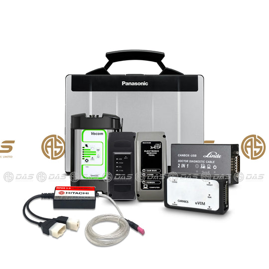 Multi Brand Excavator/Construction Diagnostic System - Caterpillar (CAT), Komatsu, Hitachi, Volvo CE, JCB, Doosan, Kobelco, Liebherr