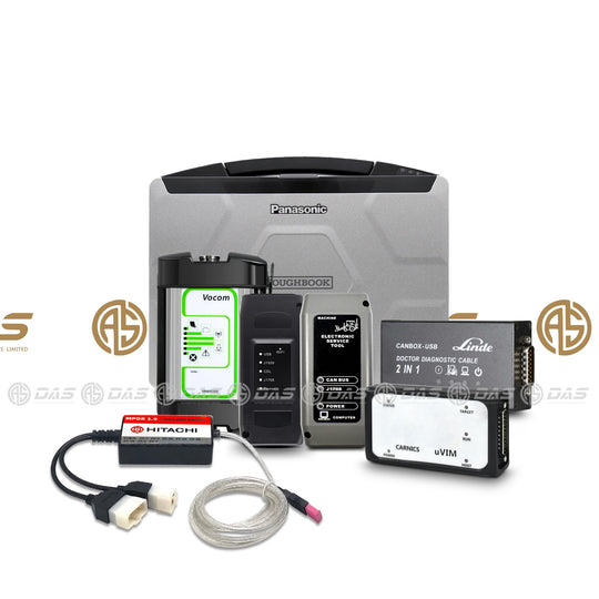 Multi Brand Excavator/Construction Diagnostic System - Caterpillar (CAT), Komatsu, Hitachi, Volvo CE, JCB, Doosan, Kobelco, Liebherr