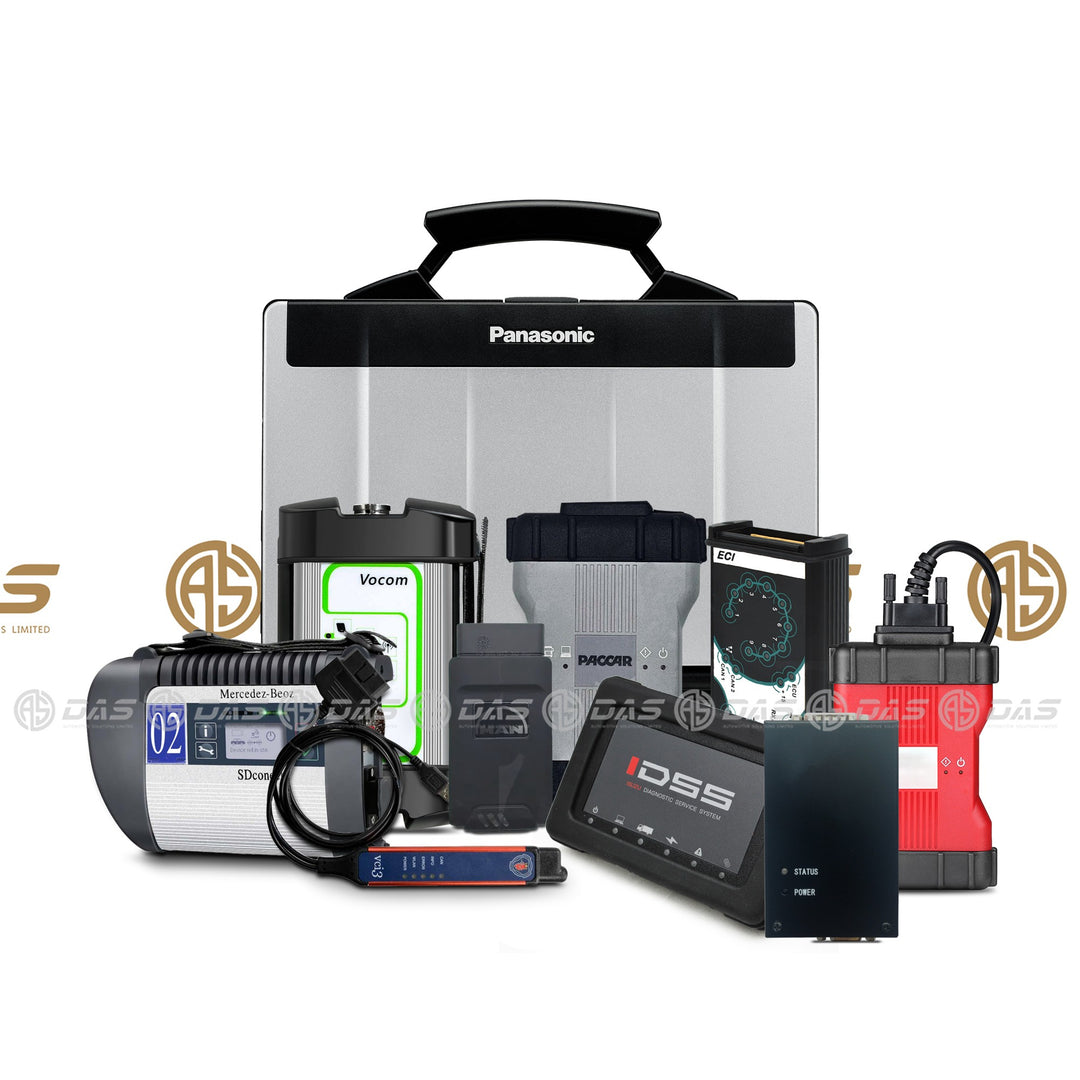 Multi Brand Truck  Diagnostic System - Volvo Trucks, Scania, MAN, DAF, Mercedes-Benz Actros, Isuzu, Hino, Ford F-Series, Iveco