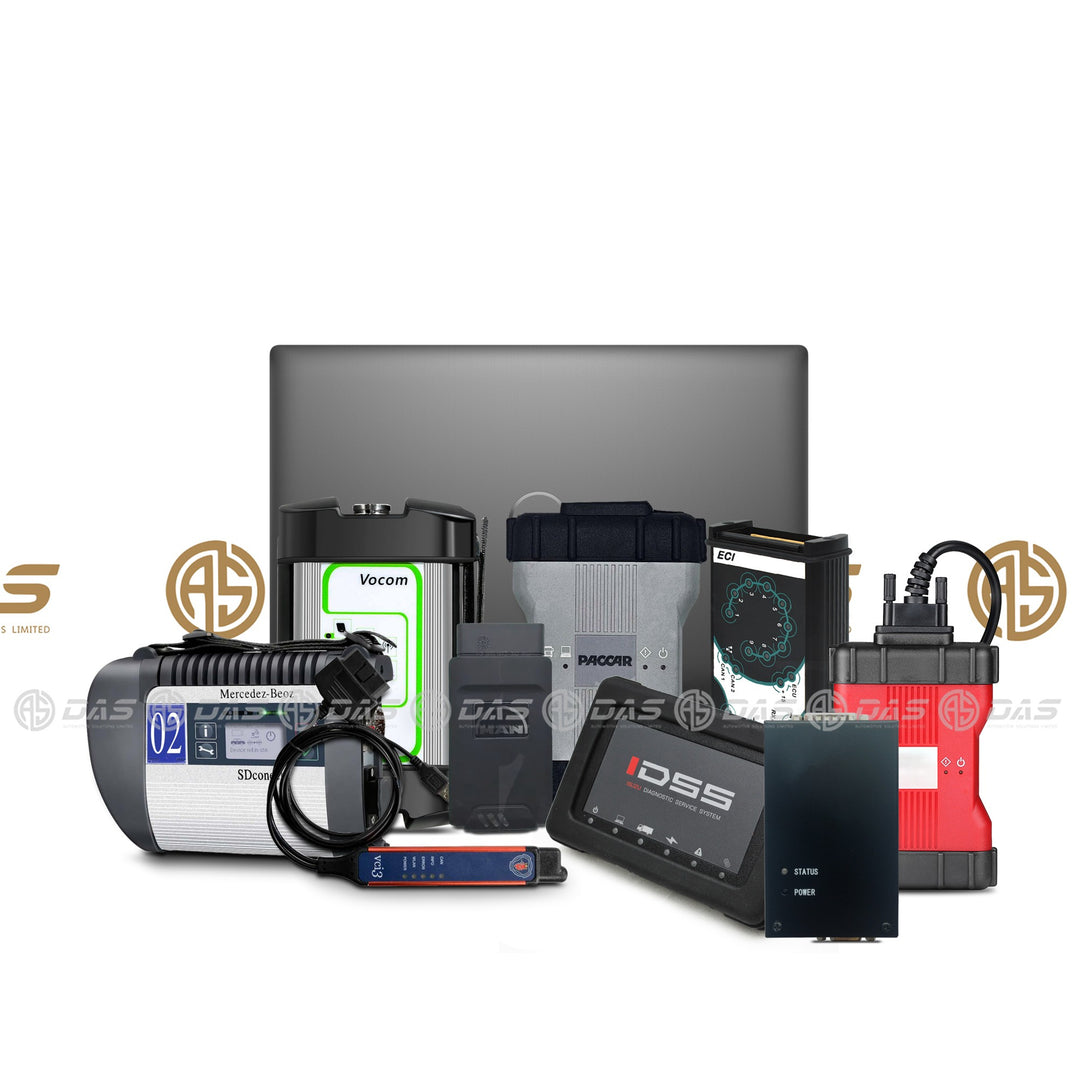 Multi Brand Truck  Diagnostic System - Volvo Trucks, Scania, MAN, DAF, Mercedes-Benz Actros, Isuzu, Hino, Ford F-Series, Iveco
